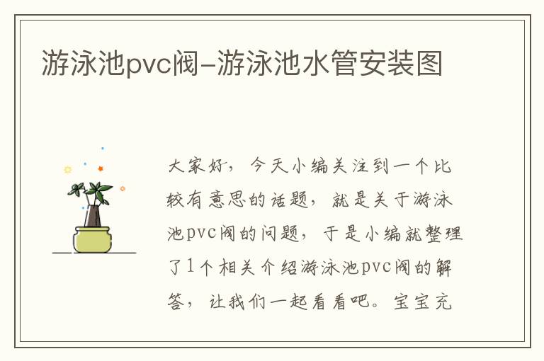 游泳池pvc阀-游泳池水管安装图